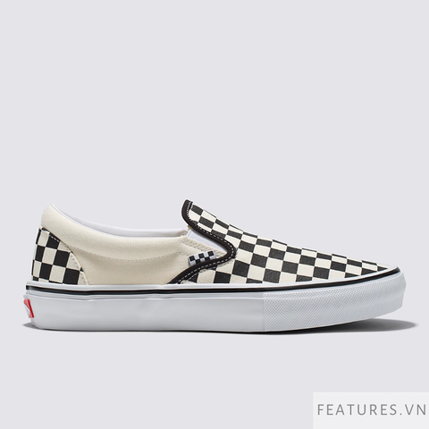 Vans Slip on Pro Checkerboard Black White