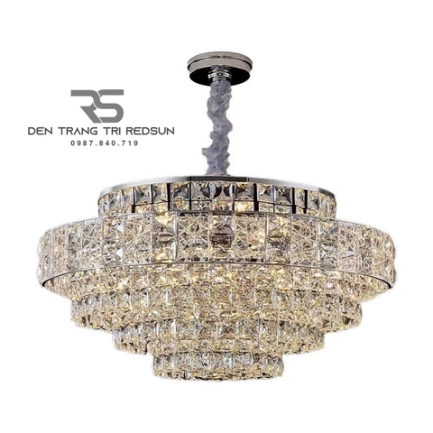Đèn Chùm Pha Lê Hiện Đại Trang Trí Phòng Khách, Phòng Ăn, Sảnh Chờ DCP-010