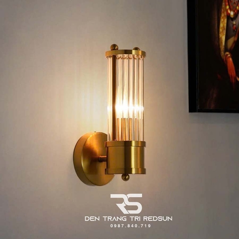 Đèn Tường Trang Trí Phòng Khách, Phòng Ngủ, Cầu Thang Phong Cách Bắc Âu Chất Liệu Pha Lê DTP-012