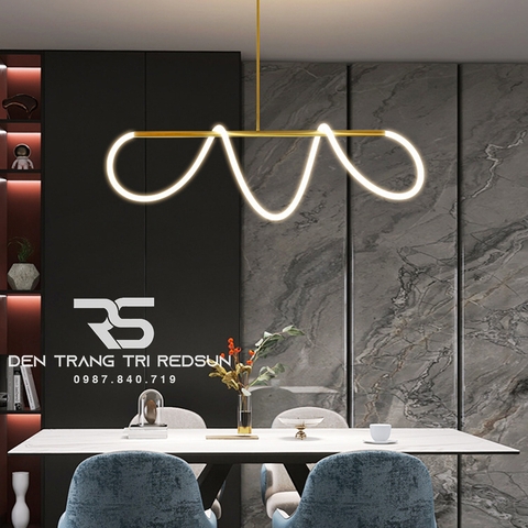 Đèn Thả Bàn Ăn Hiện Đại Bắc Âu LED Ống Xoắn DC-L053