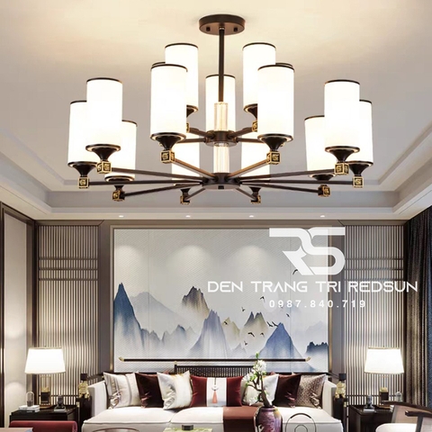 Đèn Chùm Phòng Khách Phong Cách Indochine IDC-013