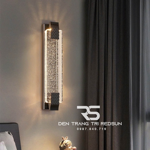 Đèn Tường Trang Trí Phòng Khách, Phòng Ngủ, Cầu Thang Phong Cách Bắc Âu Chất Liệu Pha Lê DTP-001