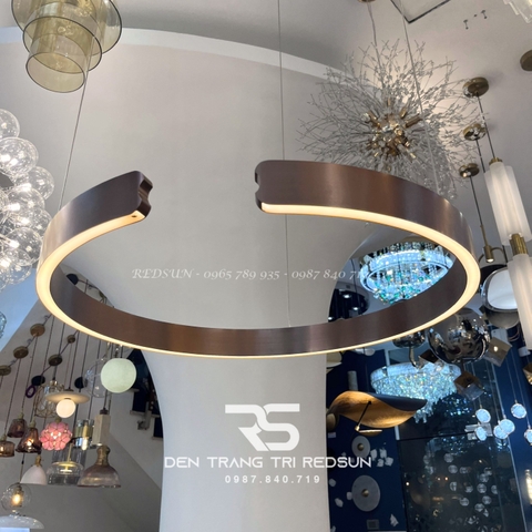 Đèn Thả Bàn Ăn, Bàn Đảo Hiện Đại Led Ring Vòng Khuyết Cảm Ứng Chuyển Động CDT-BTHD7070T