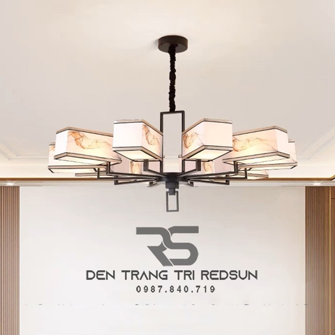 Đèn Chùm Phòng Khách Hiện Đại Phong Cách Indochine IDC-004