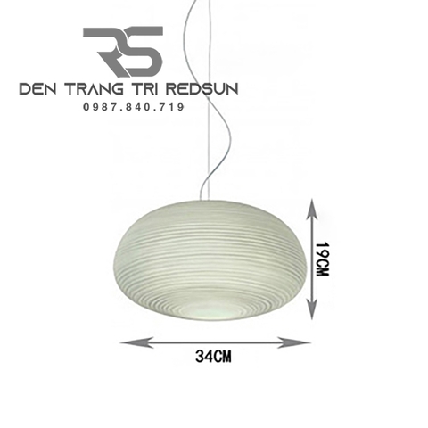 Đèn Thả Trần Hiện Đại Chất Liệu Thuỷ Tinh Nhăn Phong Cách Bắc Âu CDT-T044 Dáng C