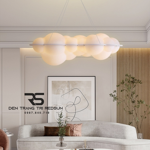 Đèn Chùm Đám Mây Phong Cách Bắc Âu Lắp Phòng Khách Hiện Đại DC-T114