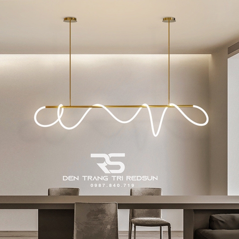 Đèn Thả Bàn Ăn Hiện Đại Bắc Âu LED Ống Xoắn DC-L053