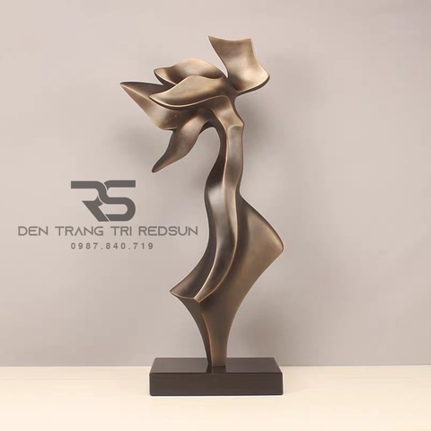 Đồ Trang Trí Nghệ Thuật Phòng Khách, Phòng Ngủ, Phòng Ăn Điêu Khắc Mô Hình Người Trừu Tượng DDC-011 Dáng C