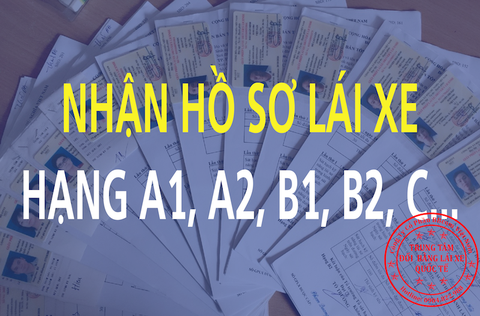 Nhận hồ sơ đào tạo lái xe oto B1, B2, C do Sở GTVT cấp