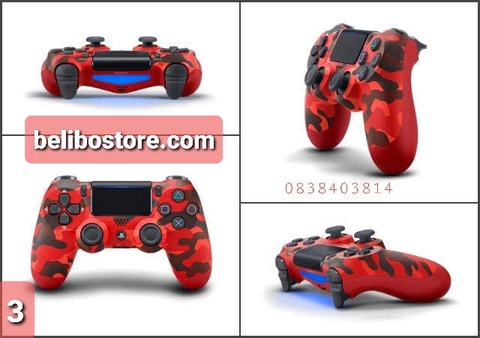 [CHÍNH HÃNG MỚI 100%] Tay cầm chơi game Sony DUALSHOCK 4 PS4 Slim pro 2019-2020 màu Đỏ Camo - Red Camouflage CUH-ZCT2G 30