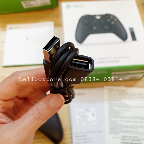 Tay cầm chơi game Xbox series X + wireless adapter cho windows (tay cầm không dây và usb phát sóng bluetooth)