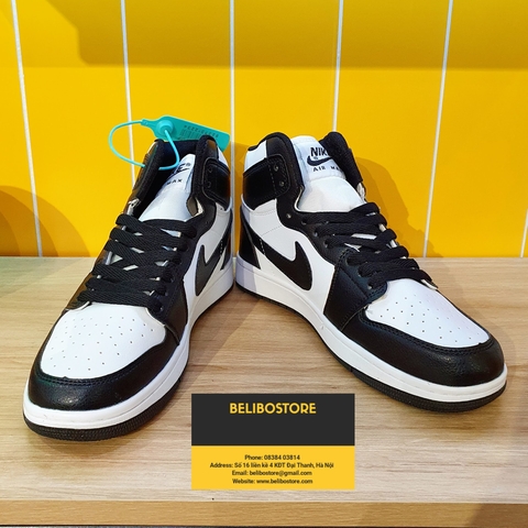 Giày thể thao Jordan 1 High Retro Black White