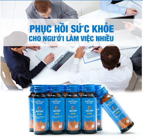 Nước đông trùng hạ thảo Hector Sâm – tăng sức khoẻ, đề kháng, sinh lực | Hector Sâm