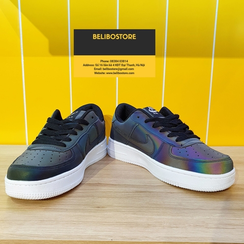 Giày thể thao Air Force 1 low Black Holo