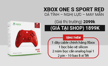 Tay cầm XBOX ONE S Red sport bản màu đặc biệt (limited) CHÍNH HÃNG