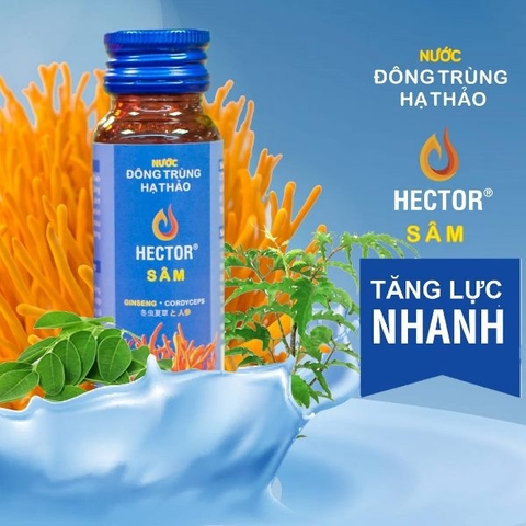 Nước đông trùng hạ thảo Hector Sâm – tăng sức khoẻ, đề kháng, sinh lực | Hector Sâm