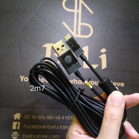 Dây cable kết nối tay cầm chơi game xbox one, xbox one s, Dualshock PS4 với PC và dây dùng sạc điện thoại