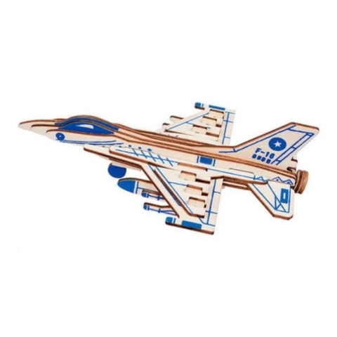 Đồ chơi gỗ lắp ráp 3D ghép hình máy bay nhiều mẫu phát triển thông minh sáng tạo