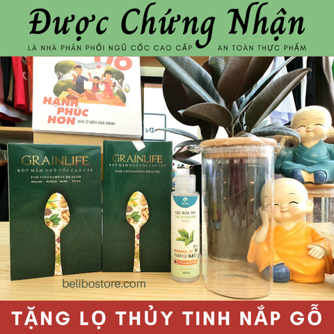 Ngũ cốc Long Liên Bột Mầm Ngũ Cốc Cao Cấp Tăng Cân An Toàn và Hiệu Quả, Hỗ trợ trị tiểu đường | Chứng nhận VSATTP