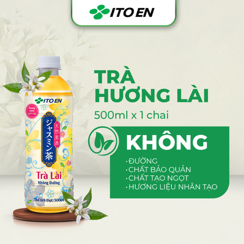 Trà xanh hương lài không đường Itoen 500ml