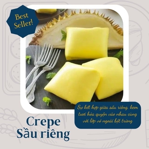 Bánh Crepe sầu riêng