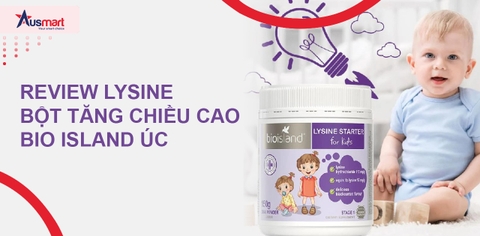 Review Lysine Bột Tăng Chiều Cao Bio Island Úc