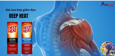 Làm thế nào để giảm đau cơ bắp hiệu quả với Mentholatum Deep Heat