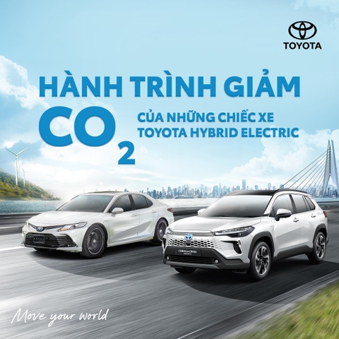 HÀNH TRÌNH GIẢM CO2 CỦA NHỮNG CHIẾC XE TOYOTA HYBRID ELECTRIC
