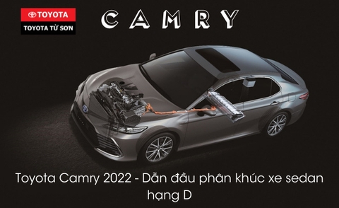 Toyota Camry 2022 “lấn át” những đối thủ phân khúc xe sedan hạng D