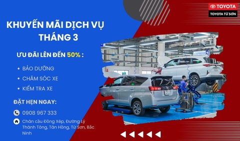 CHƯƠNG TRÌNH KHUYẾN MÃI DỊCH VỤ THÁNG 3