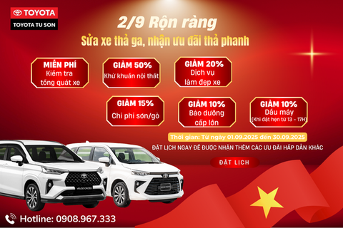 🌟 2/9 RỘN RÀNG - SỬA XE THẢ GA, NHẬN ƯU ĐÃI THẢ PHANH 🌟
