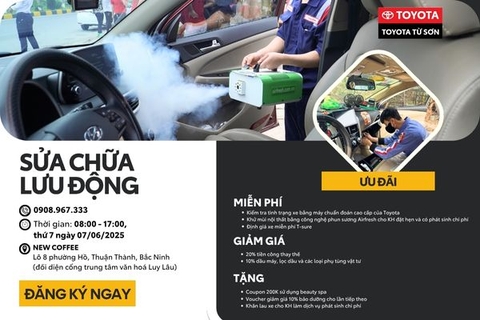 SỬA CHỮA LƯU ĐỘNG - TOYOTA TỪ SƠN CÓ MẶT TẠI THUẬN THÀNH
