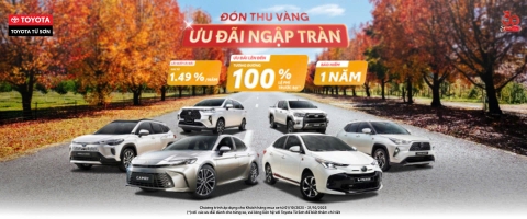 ĐÓN TRỌN ƯU ĐÃI XE TOYOTA 2025 MỚI TRONG THÁNG 10