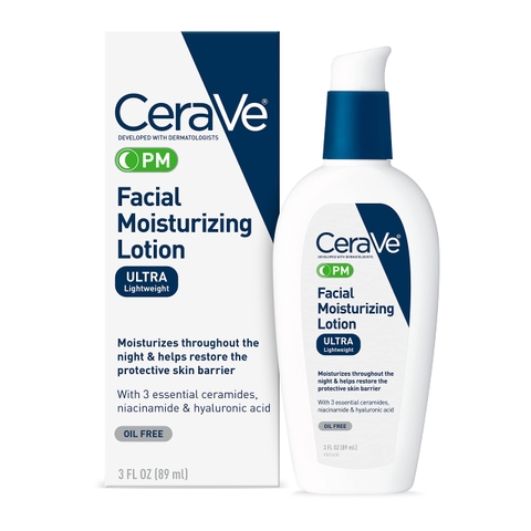 [Nội địa Mỹ] CeraVe PM Facial Moisturizing Lotion