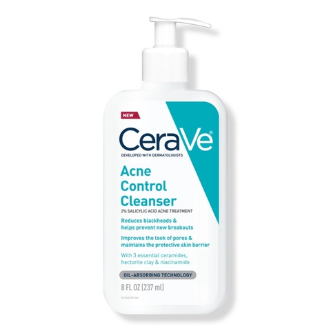 [Nội địa Mỹ] CeraVe Acne control cleanser