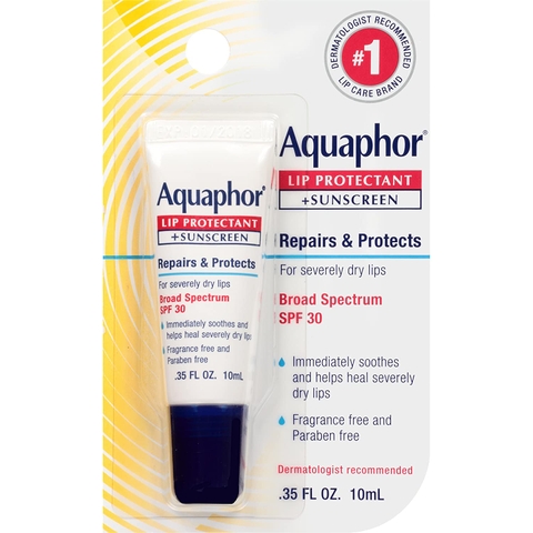 Aquaphor Lip Protectant and Sunscreen Ointment, SPF 30