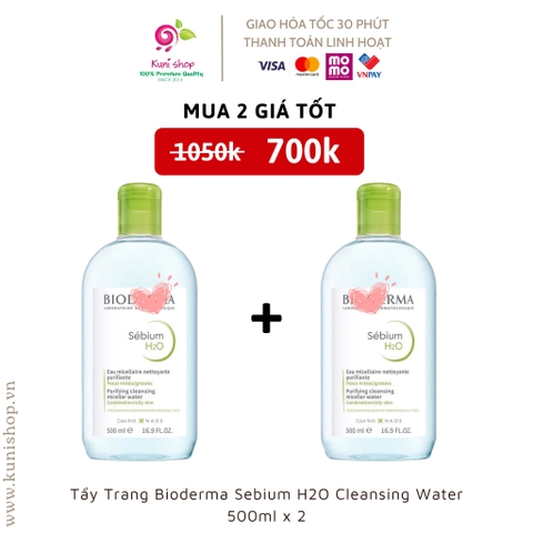 Tẩy Trang Bioderma Sebium H2O Cleansing Water