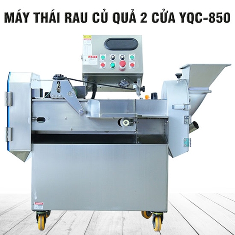 Máy Thái Rau Củ Quả 2 Cửa YQC-850