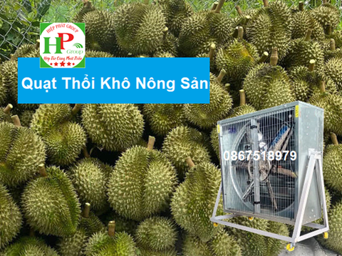 Quạt thổi khô sầu riêng | Thổi nông sản