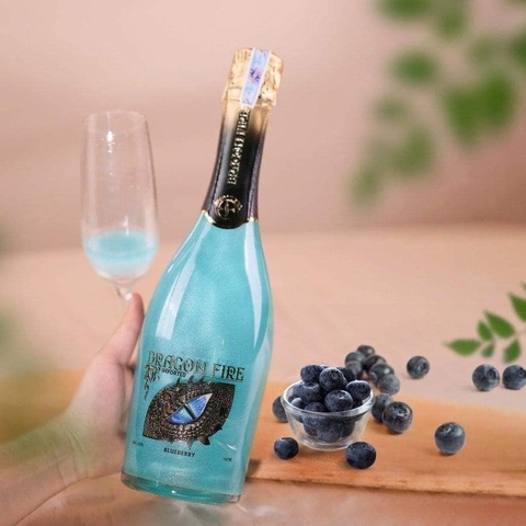 SPARKLING DRAGON FIRE BLUEBERRY - VỊ VIỆT QUẤT