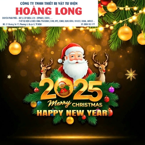 CÔNG TY TNHH THIẾT BỊ VẬT TƯ ĐIỆN HOÀNG LONG Cầu chúc cho Giáng sinh của bạn ngập tràn vui vẻ