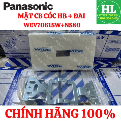 Panasonic dòng WIDE mặt dùng cho 1 thiết bị đơn WEV68010SW