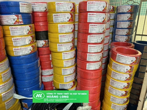 giá 50 mét dây điện Cadivi CV 4 đơn 7 sợi đồng bên trong