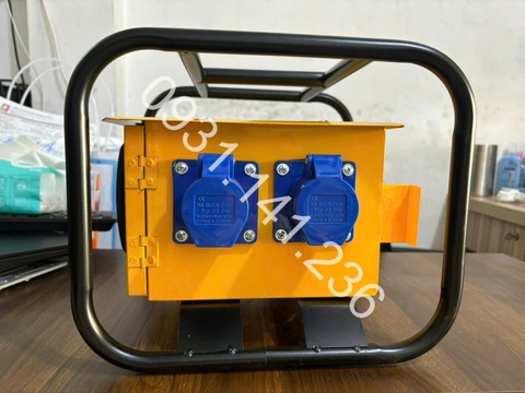 TỦ NGUỒN ĐIỆN TẠM THI CÔNG CÔNG TRÌNH DI ĐỘNG 1 PHA SẮT VÀNG