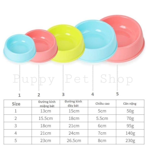 Bát đơn blockcolor