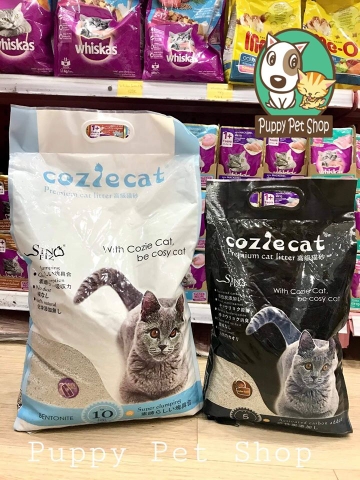 ♨Cát vệ sinh bentonite than hoạt tính cho mèo Cozie Cat Litter Premium🐱