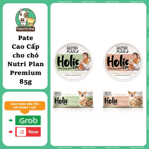 Pate Cao Cấp cho chó Nutri Plan Premium HOLIC 85g