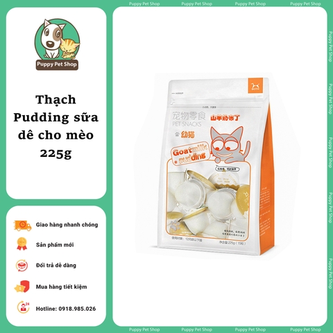 Thạch Pudding sữa dê chó chó, mèo