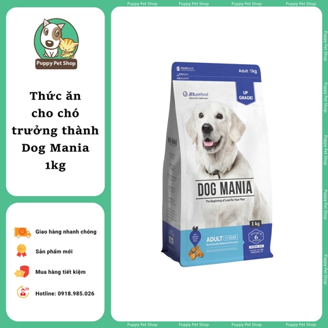 Thức ăn hạt Dog Mania cho Chó trưởng thành 1kg