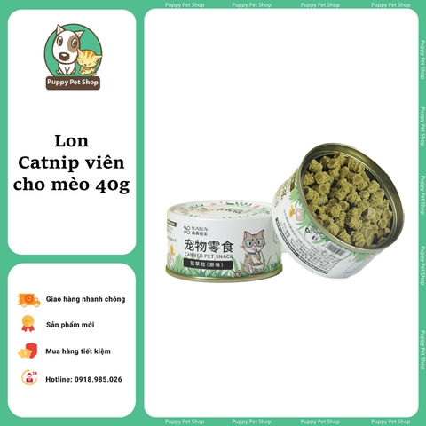 Lon Catnip viên cho mèo 40g